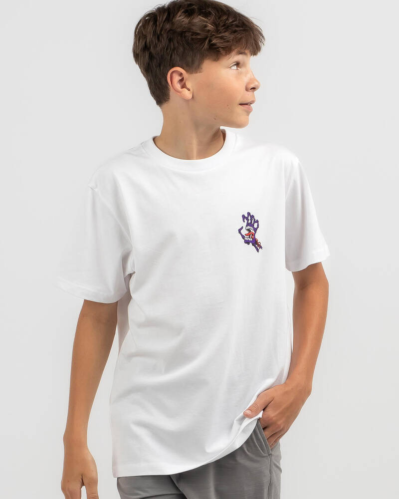 Santa Cruz Boys' OS Bone Hand Cruz T-Shirt for Mens