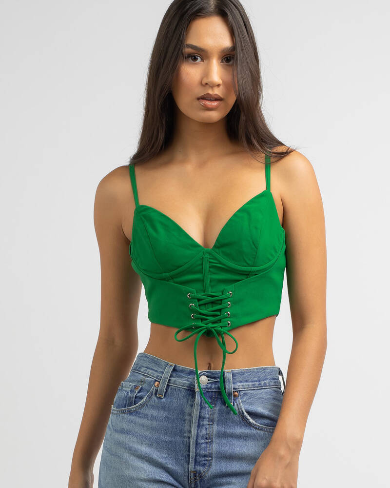 Alive Girl Be Mine Corset Top for Womens