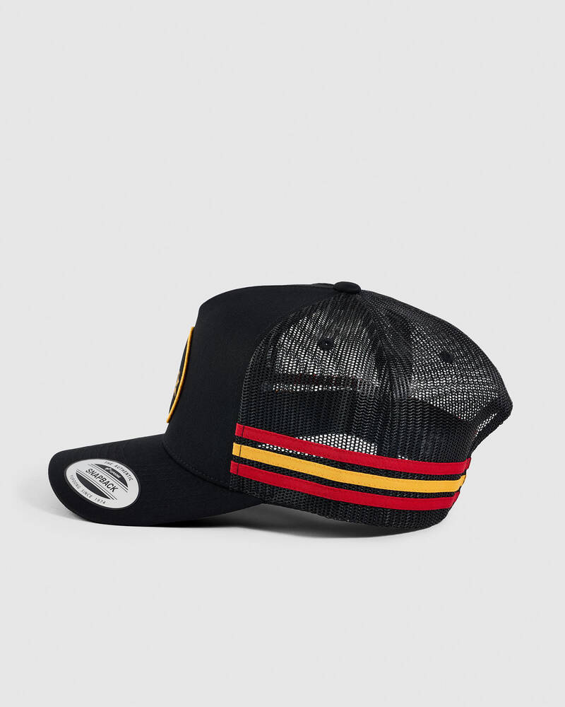 The Mad Hueys Flame Anchor Trucker Cap for Mens