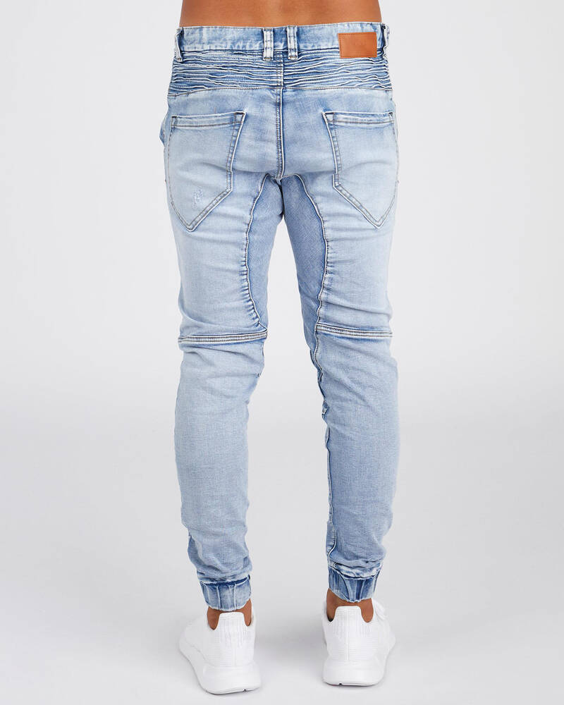 Nena & Pasadena Destroyer Elastic Ankle Jeans for Mens