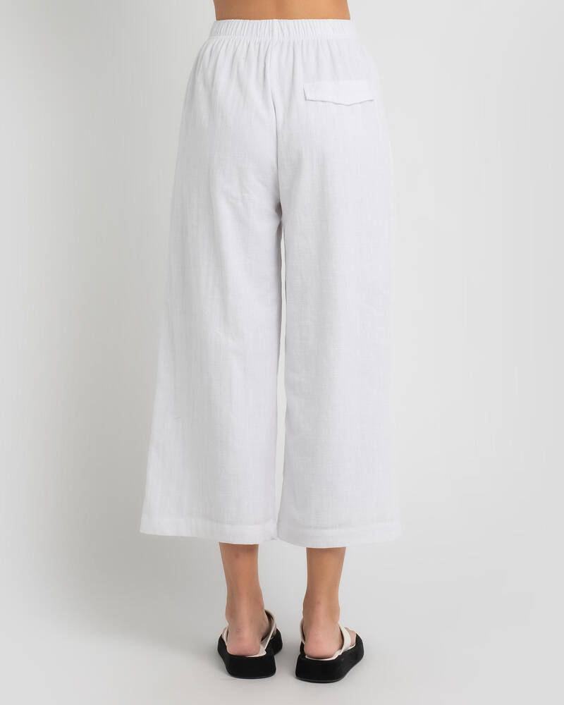 Shop Ava And Ever Oceana Beach Pants In White - Fast Shipping & Easy ...