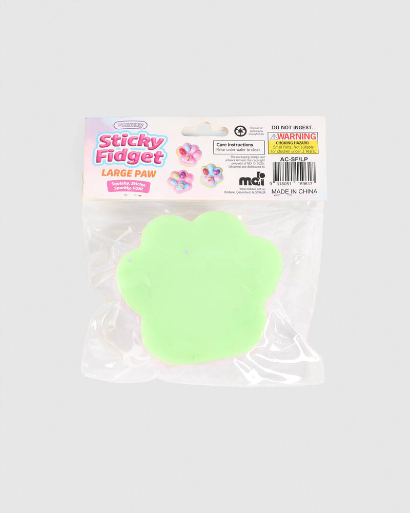 Get It Now Large Sticky Paw Squishy Fidget Toy for Unisex