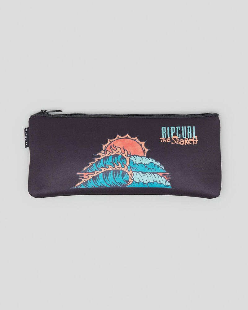 Shop Rip Curl Small Pencil Case 2021 In Black/orange Fast Shipping