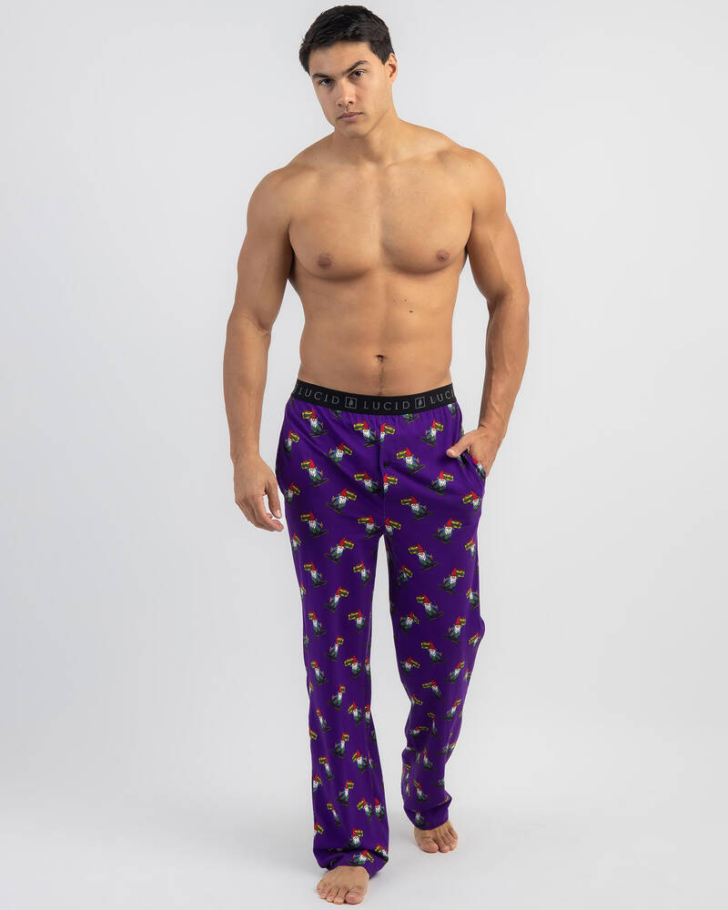 Lucid Gnarly Gnomes Pyjama Pants for Mens