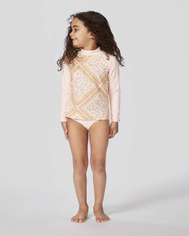 Rip Curl Toddlers' Moonflower Long Sleeve Rash Vest Set for Womens