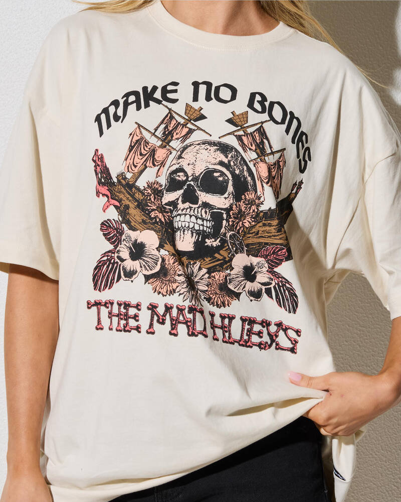 The Mad Hueys Make No Bones Oversized T-Shirt for Womens