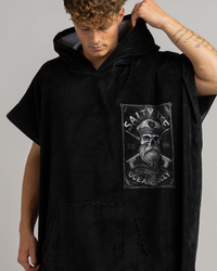 Salty Life Warhead Hooded Towel for Mens image number null