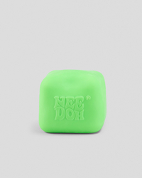 Schylling NeeDoh Nice Cube Glow In The Dark Squishy Fidget Toy for Unisex image number null