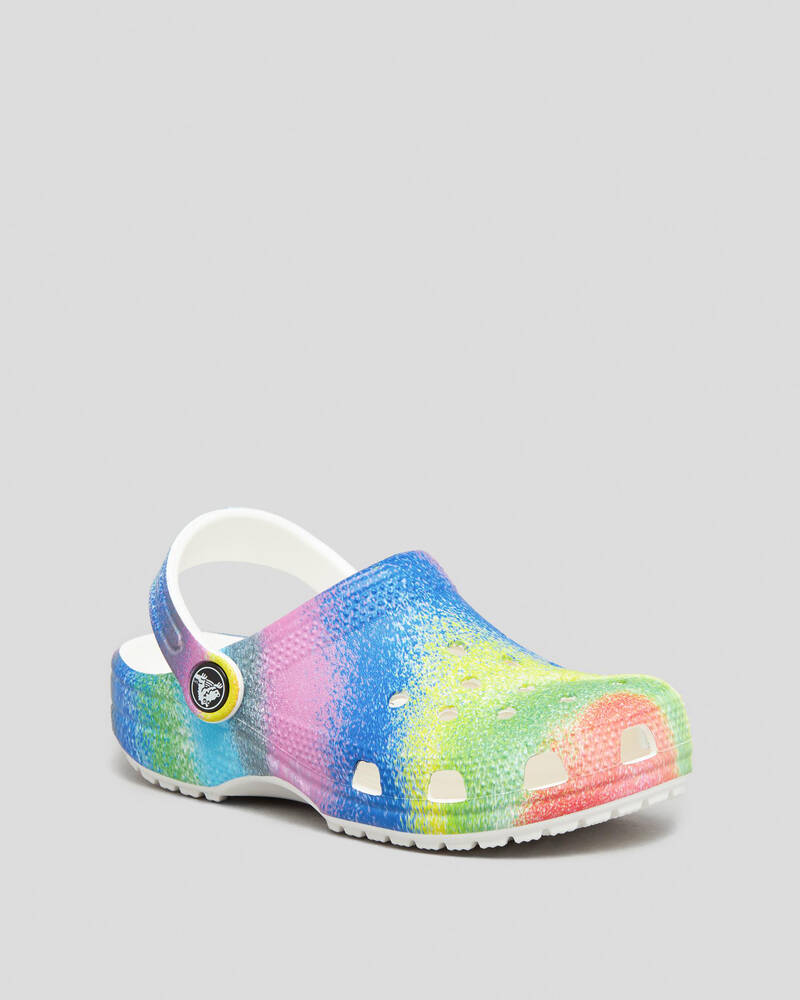 Crocs Kids' Classic Spray Dye Clogs for Unisex