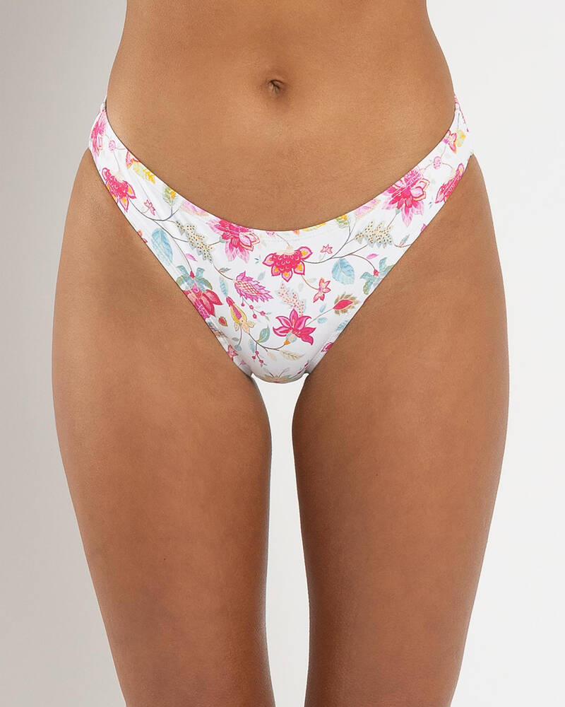 Topanga Olive Classic Bikini Bottom for Womens