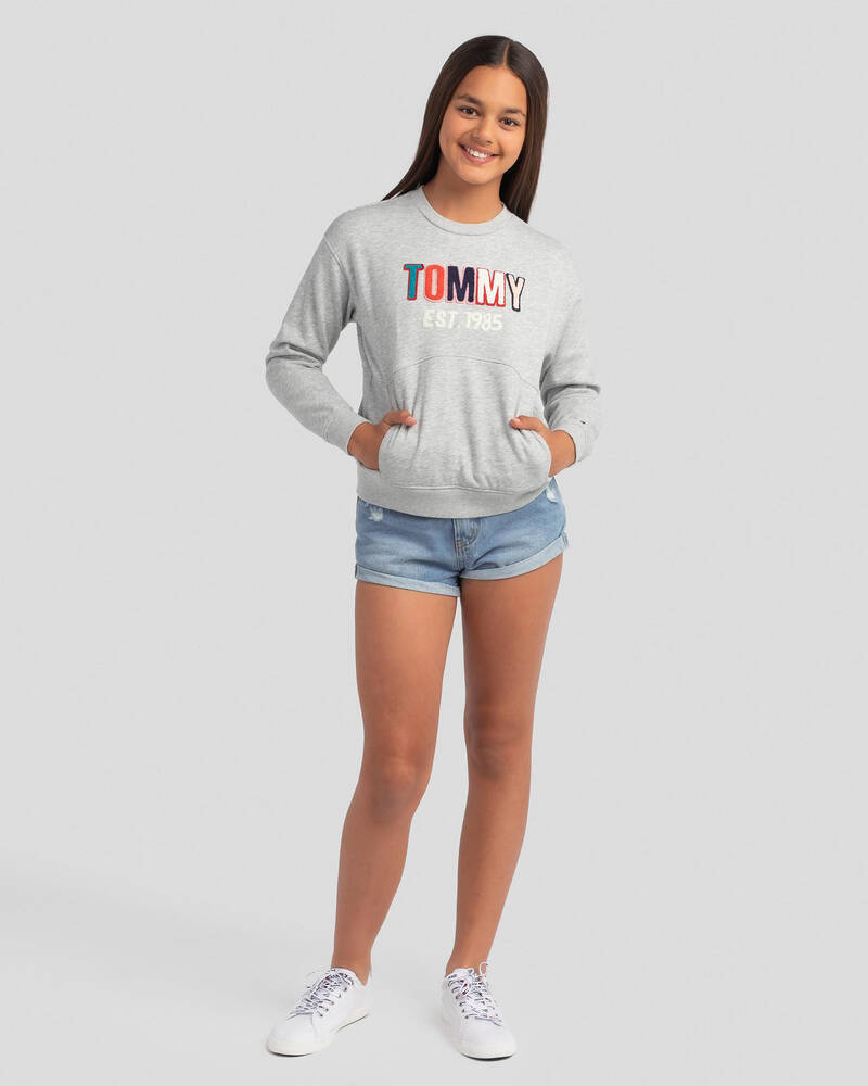 Tommy Hilfiger Girls' Toweling Sweatshirt for Womens