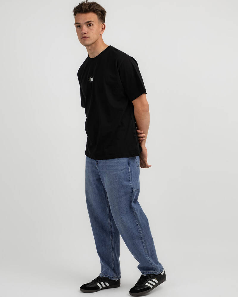 Thrills Big Slacker Denim Jeans for Mens