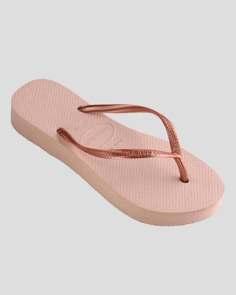 Havaianas Slim Platform Thongs for Womens