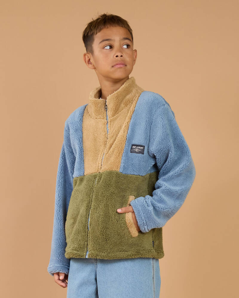 Rip Curl Boys' Block Party Polar Jacket for Mens