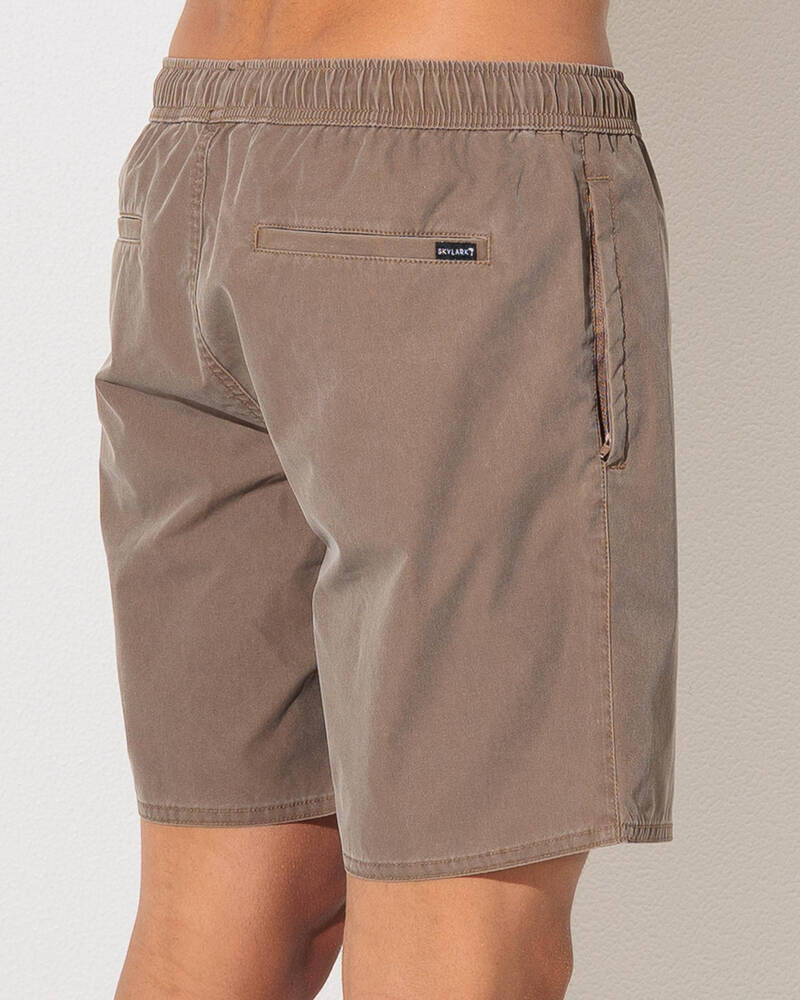 Skylark Reef Elastic Waist Shorts for Mens