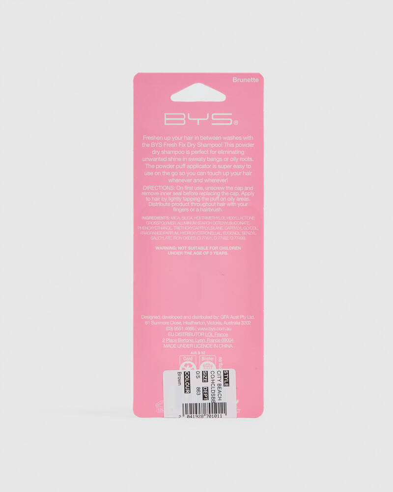 BYS Fresh Fix Brunette Dry Shampoo Powder for Womens