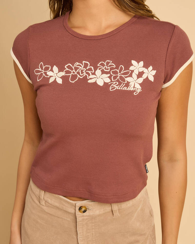 Billabong Josie Ringer T-Shirt for Womens