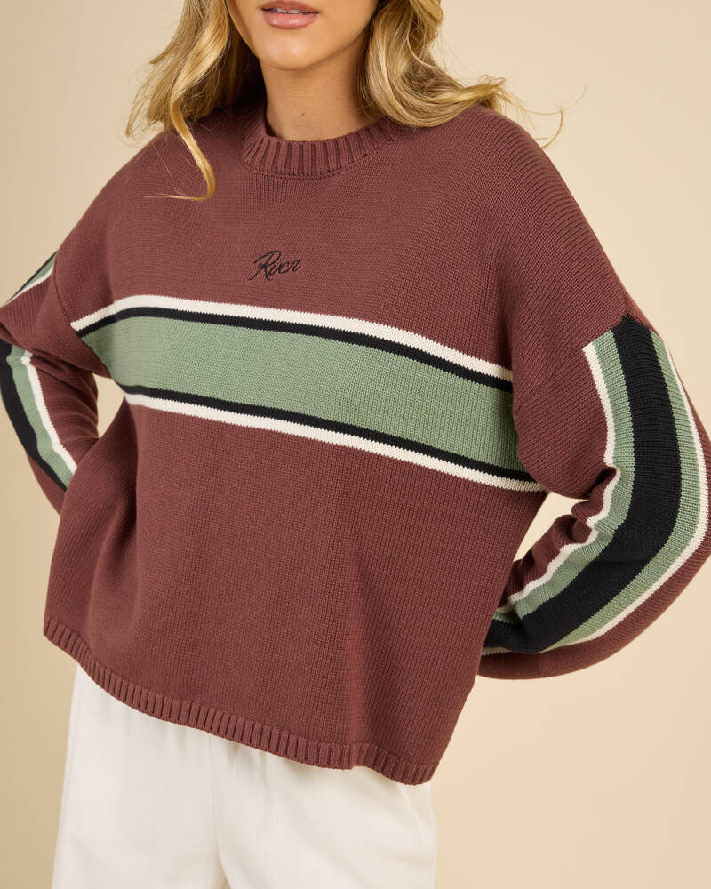RVCA Ivy Stripe Sweater for Womens