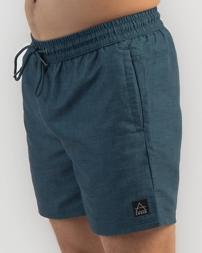 Lucid Coding Elastic Waist Shorts for Mens