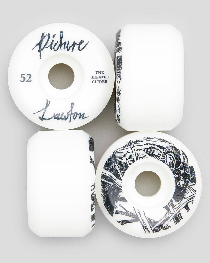 Picture Wheel Company Alex Lawton The Greater Glider 52mm Skateboard Wheel for Unisex