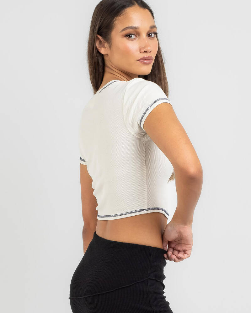 GUESS Originals Mya Cropped Baby T-Shirt for Womens