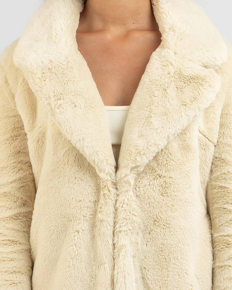 Ava And Ever Woodstock Faux Fur Jacket for Womens
