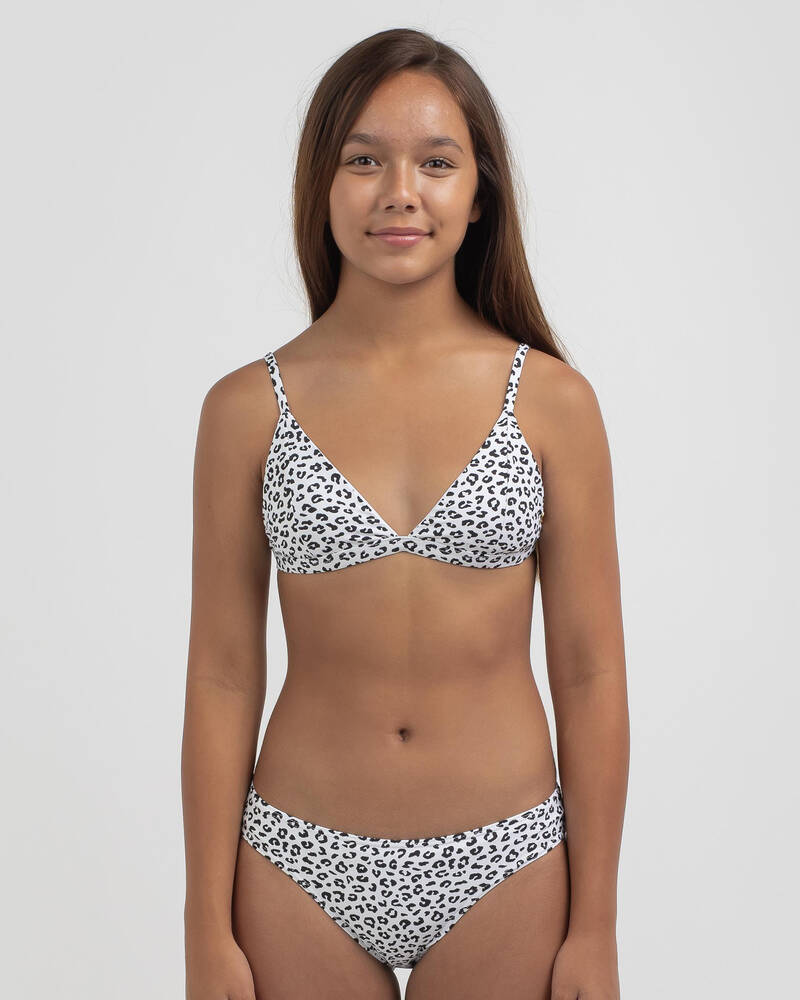 Kaiami Girls' Sassy Fixed Tri Bikini Set for Womens