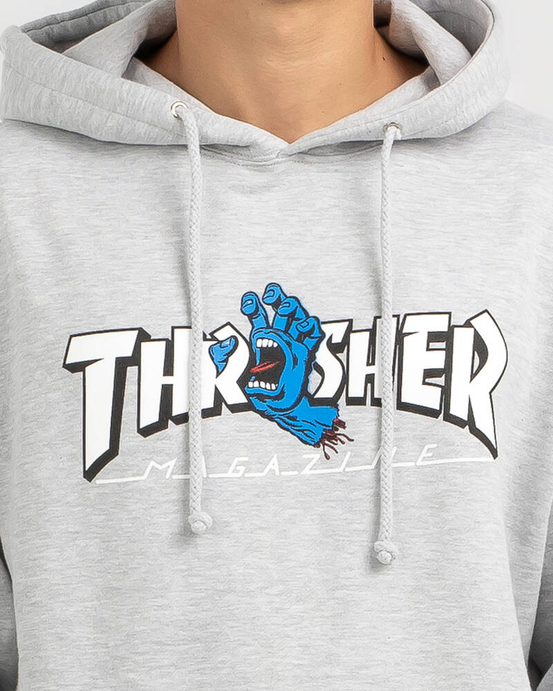 Santa Cruz Thrasher Screaming Logo Hoodie for Mens