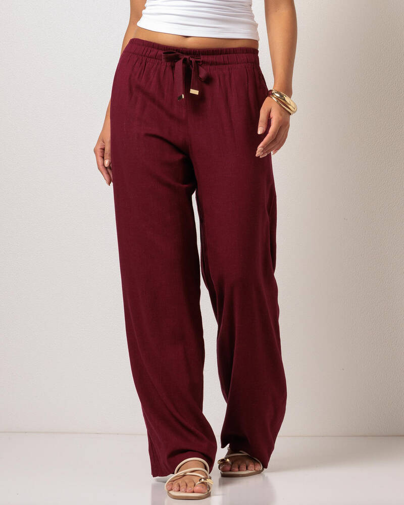 Mooloola Elle Hawaii Beach Pants for Womens