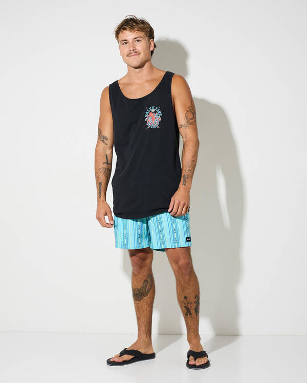 Salty Life Get Kraken Singlet for Mens