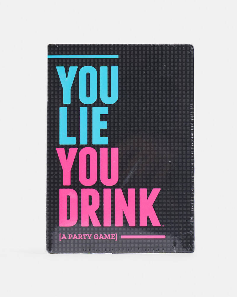 VR Distribution You Lie You Drink Game for Unisex