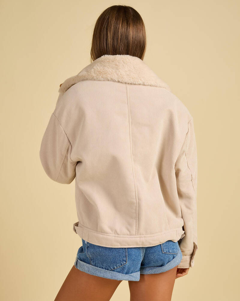 Ava And Ever Wolf Cord Jacket for Womens