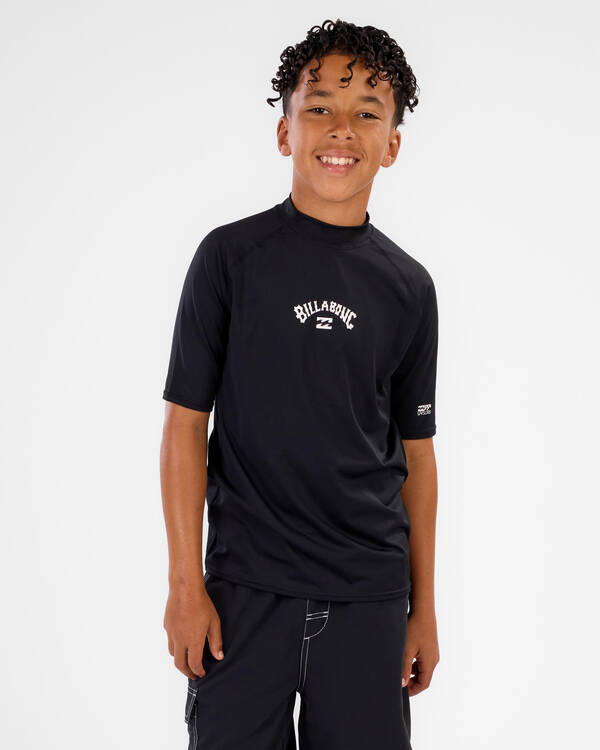 Boys All Day Arch Short Sleeve Rash Vest