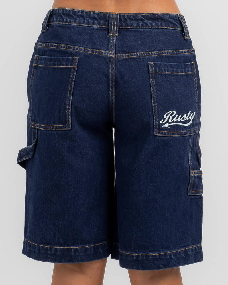 Rusty Billie Low Rise Carpenter Short for Womens