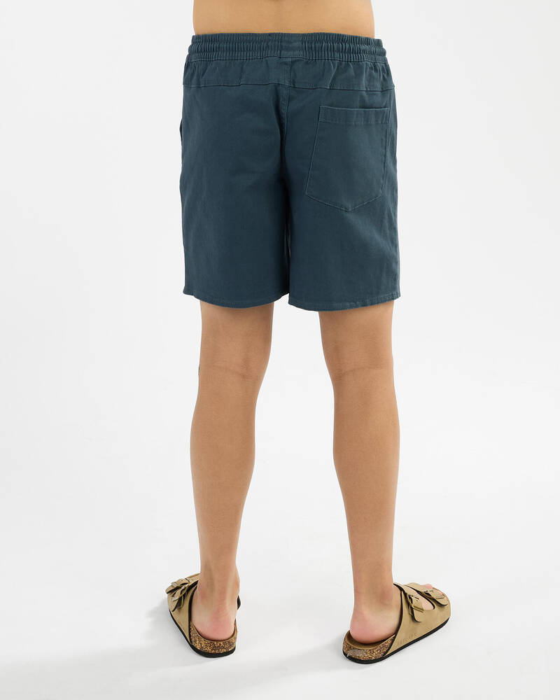 Salty Life Boys' Dockside Elastic Waist Shorts for Mens