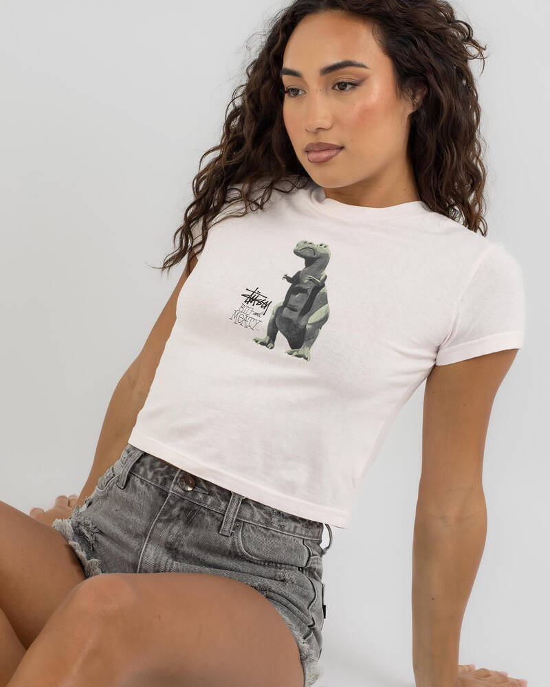 Stussy Big Meaty Slim T-Shirt for Womens