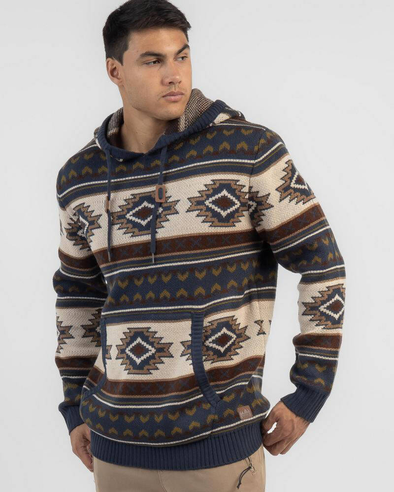 Lucid Dawn Knit Hoodie for Mens