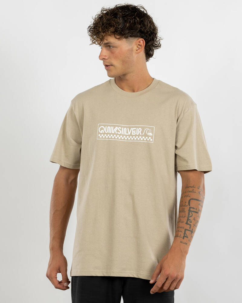 Quiksilver Bubble Check T-Shirt for Mens