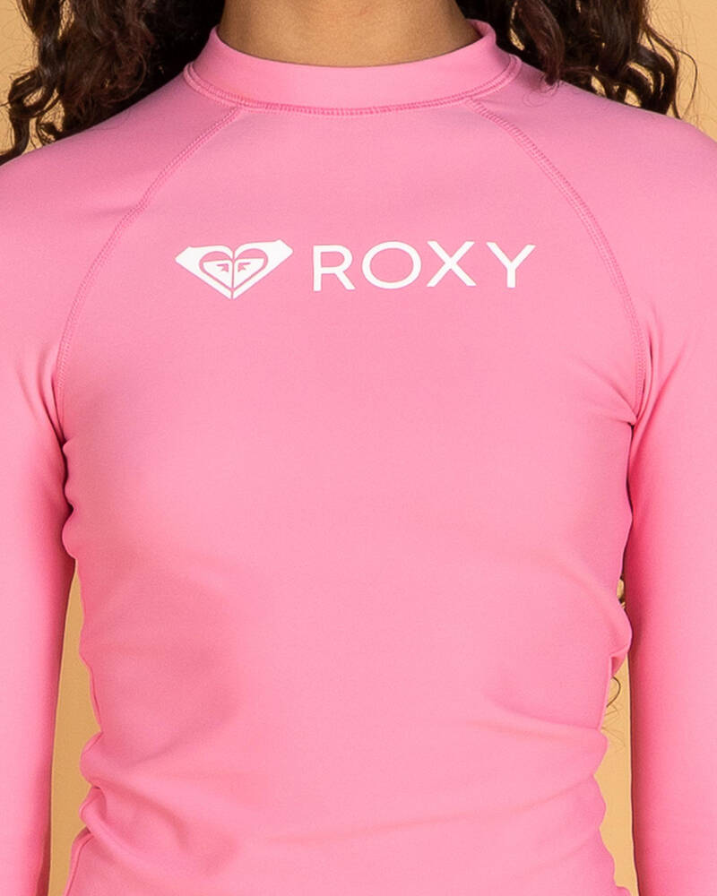 Roxy Girls' Heater Long Sleeve Rash Vest for Womens
