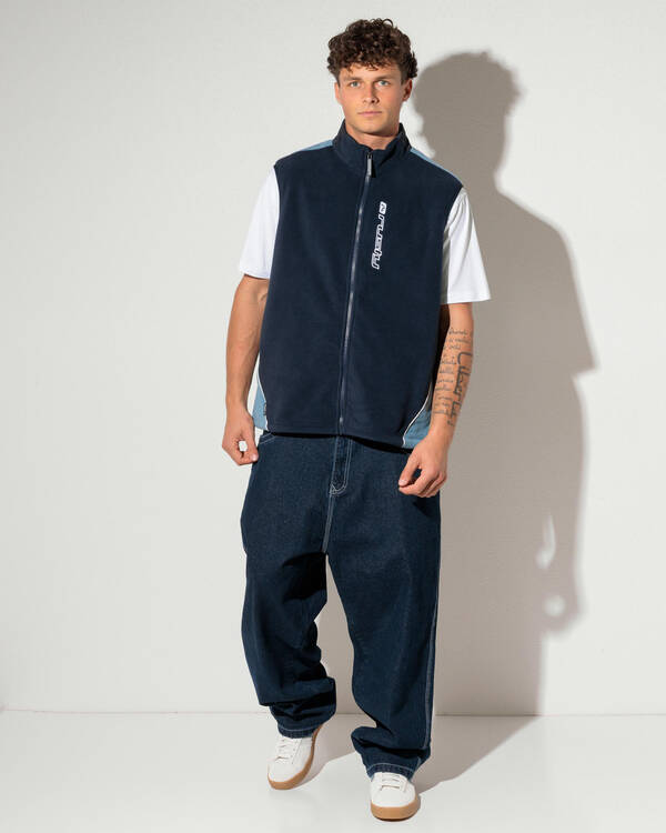 Rusty Phantom Polar Fleece Vest for Mens