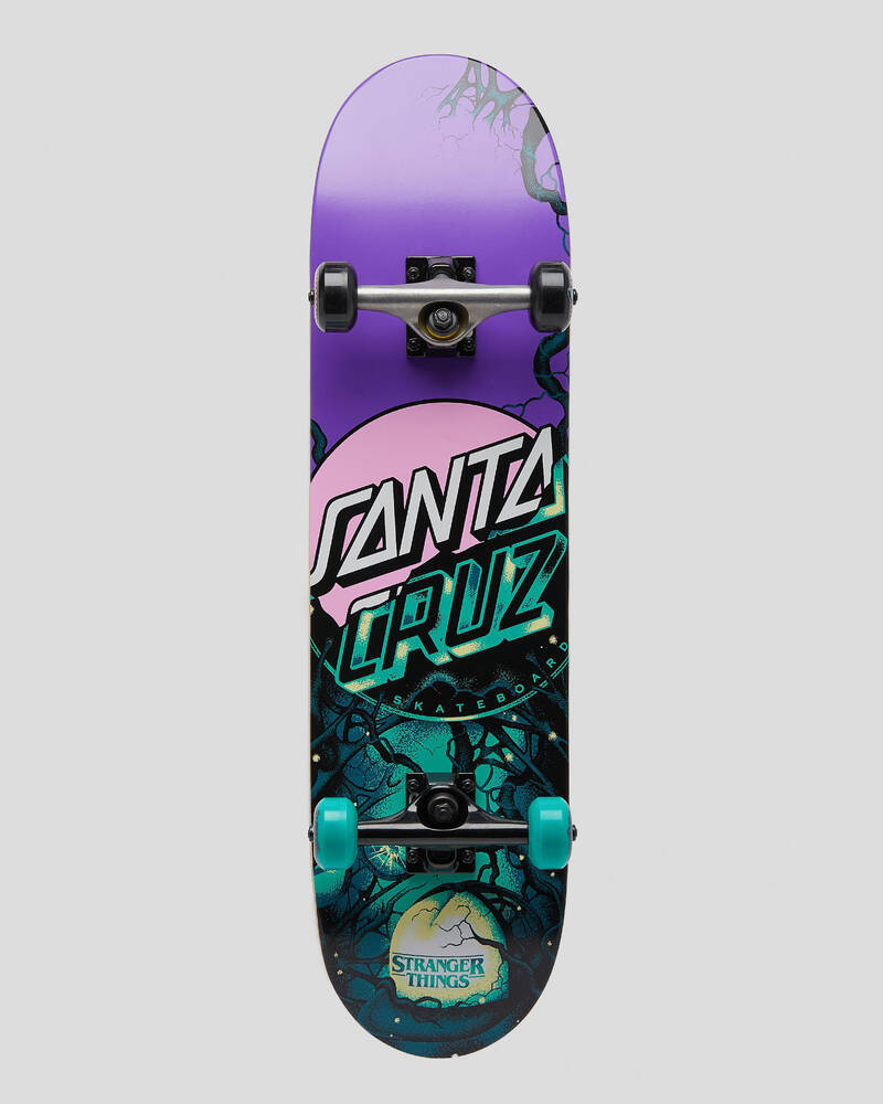 Santa Cruz Stranger Things Other Dot Mini 7.75" Complete Skateboard for Unisex