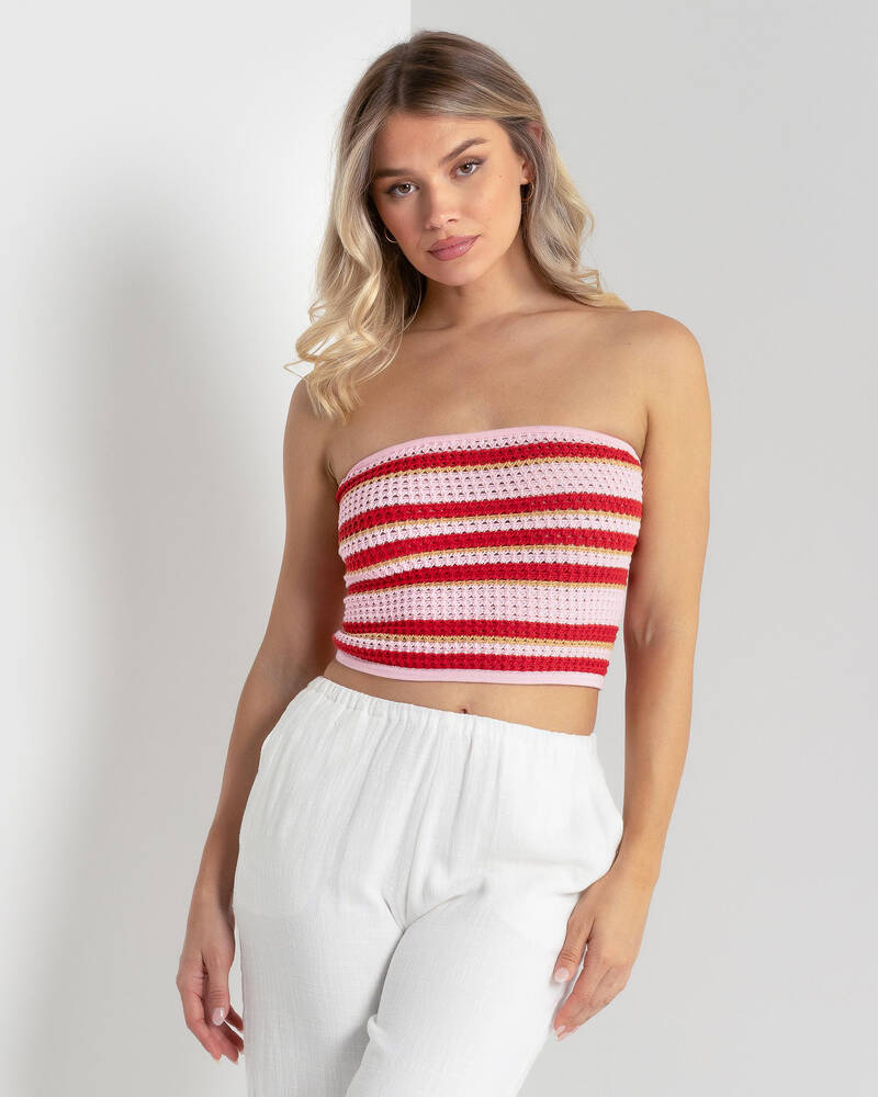 Mooloola Bimi Crochet Tube Top for Womens