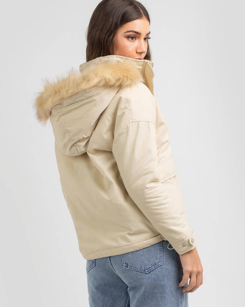 Used Rose Hooded Jacket for Womens