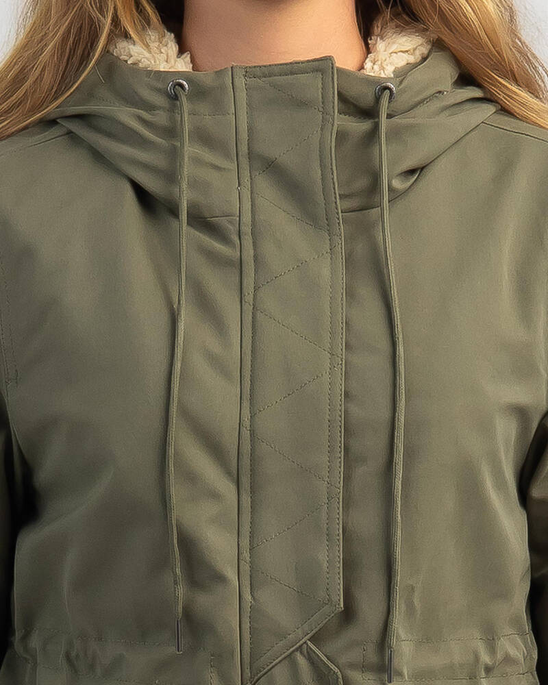Volcom Less Is More Hooded Jacket for Womens