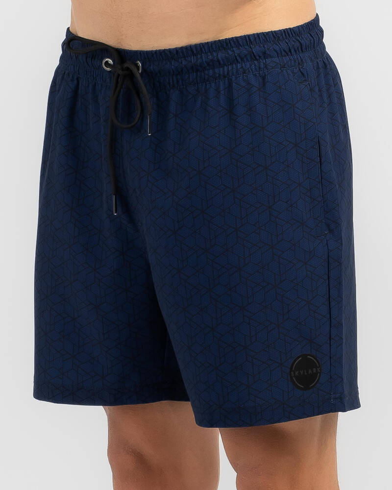 Skylark Horizon Elastic Waist Shorts for Mens