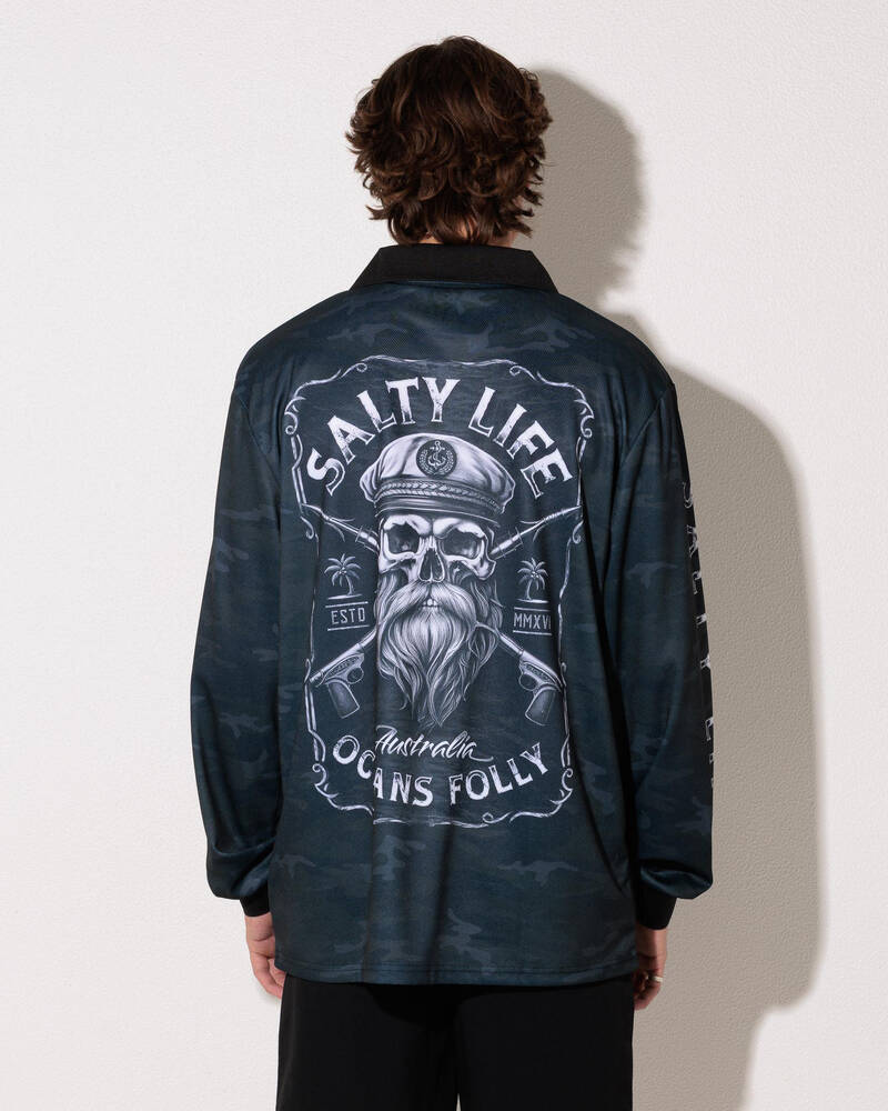 Salty Life Voyage Fishing Shirt for Mens