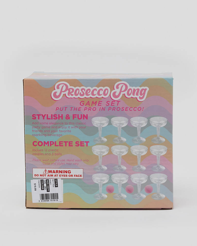 Get It Now Prosecco Pong Game for Unisex