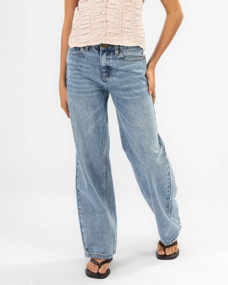 DESU Girls' Rocker Straight Leg Jeans for Womens