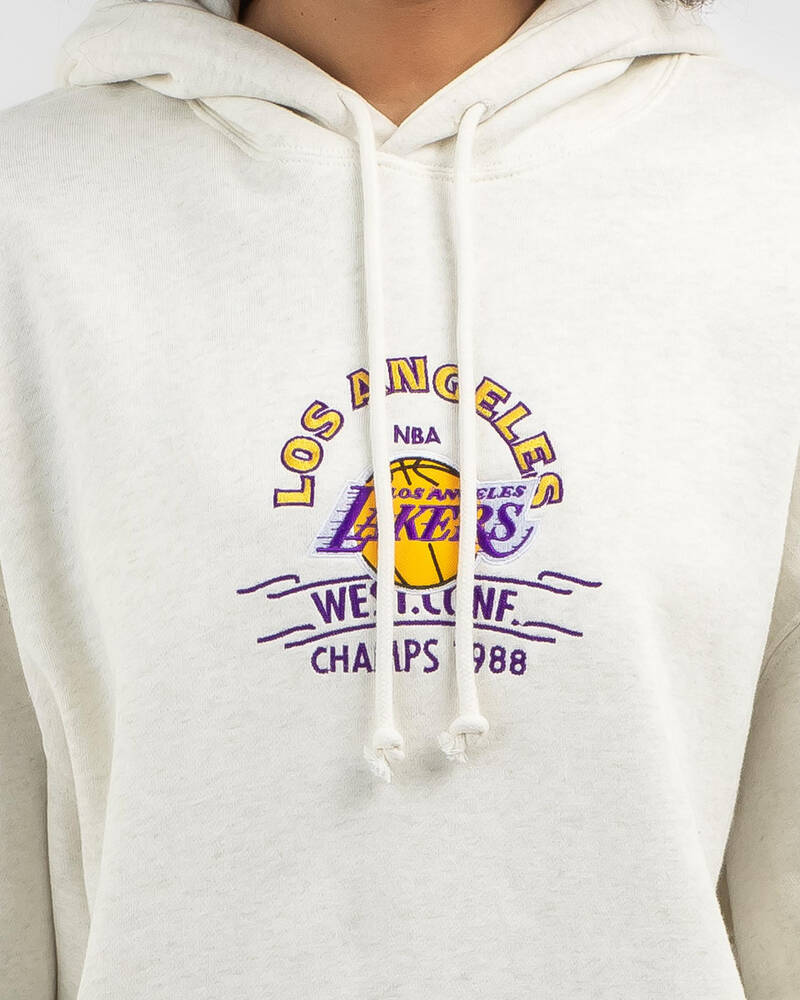 Mitchell & Ness Los Angeles Lakers Letterman Hoodie for Womens