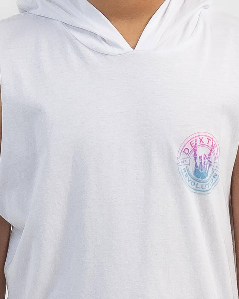 Dexter Boys' Rock'n'Roll Hooded Muscle Tank for Mens